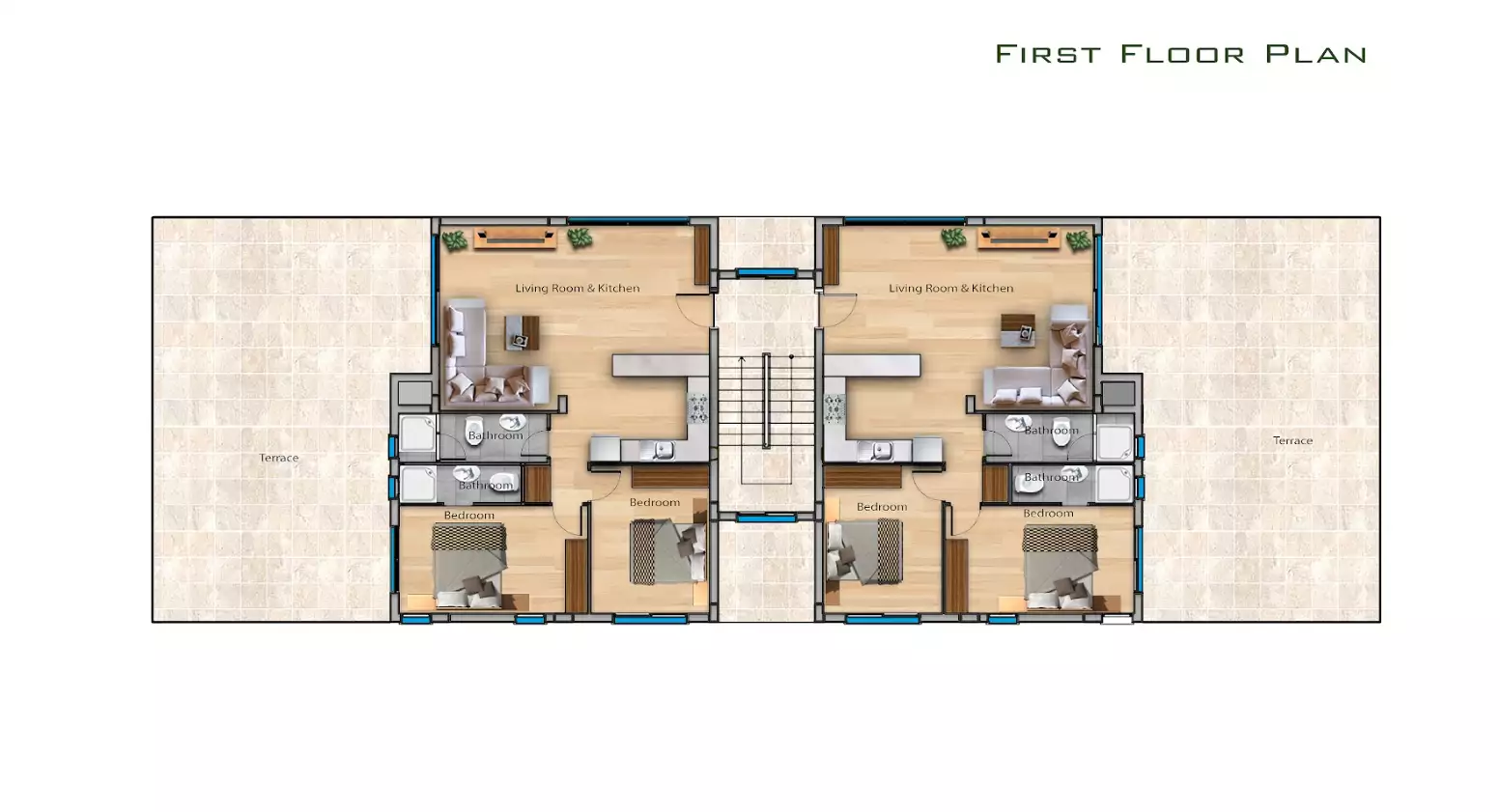 Квартира 90м² в Кипре, Фамагуста. Стоимостью 240000€ аренда фото-21