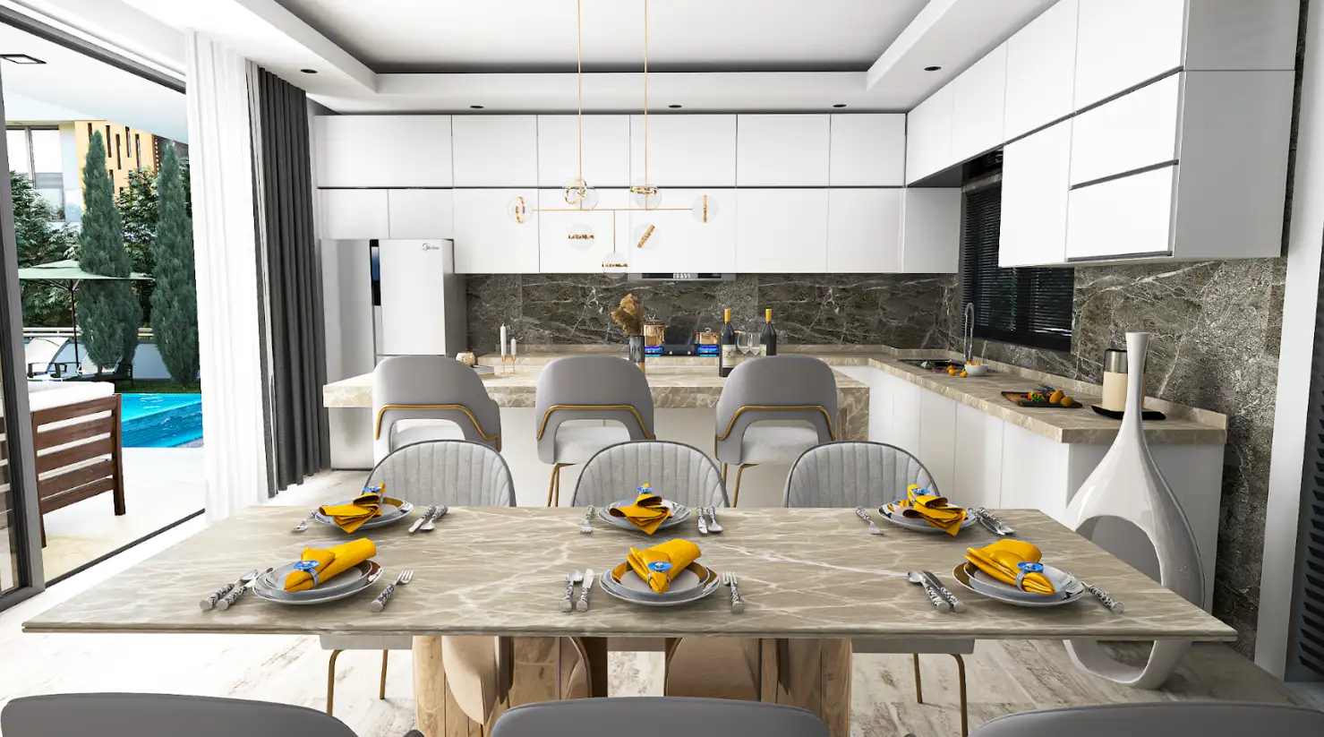 Вилла 270м² в Кипре, Фамагуста. Стоимостью 750000€ аренда фото-19