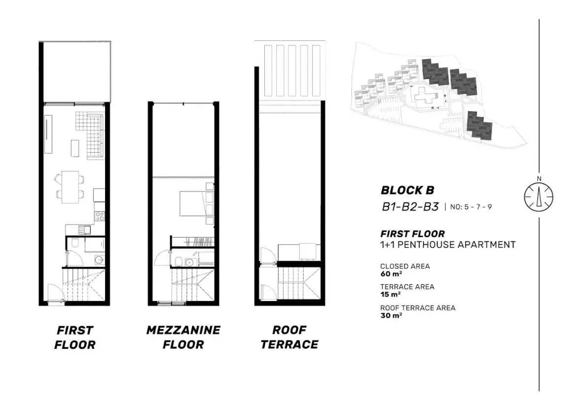 Квартира 115м² в Кипре, Кючюк Эренкой. Стоимостью 445000€ аренда фото-31