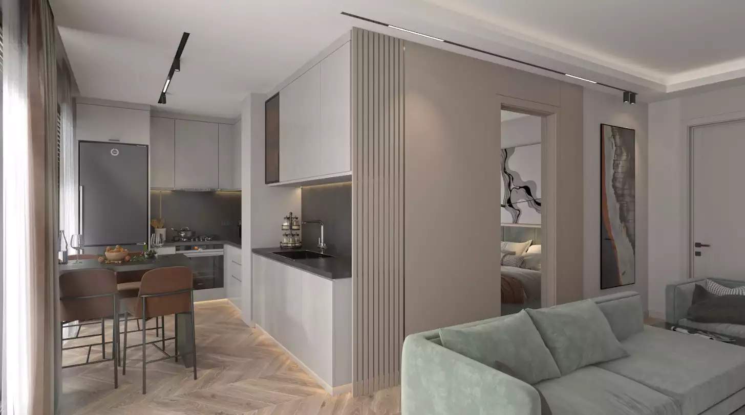 Квартира 48м² в Турции, Анталья. Стоимостью 402000€ аренда фото-14