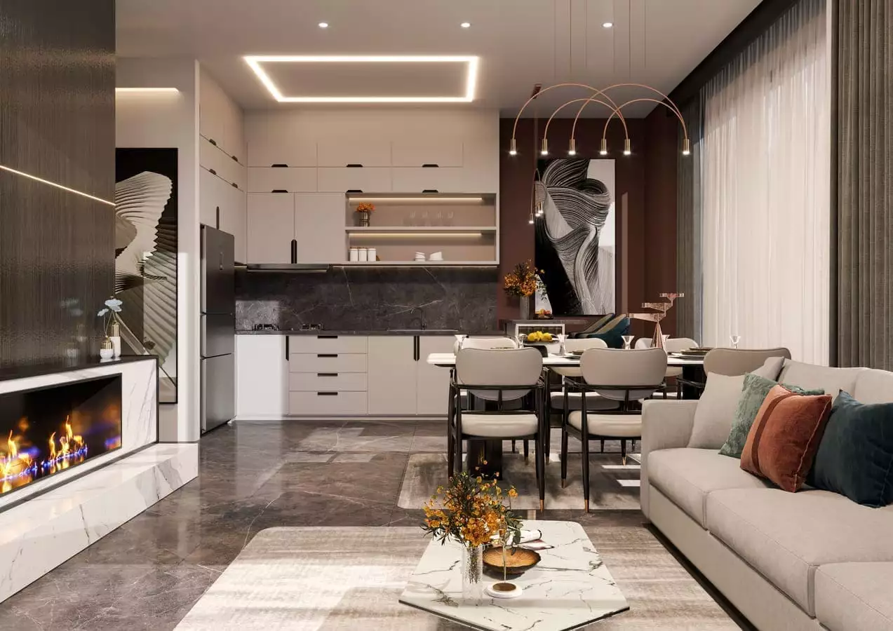 Квартира 66м² в Турции, Анталья. Стоимостью 190600€ аренда фото-20