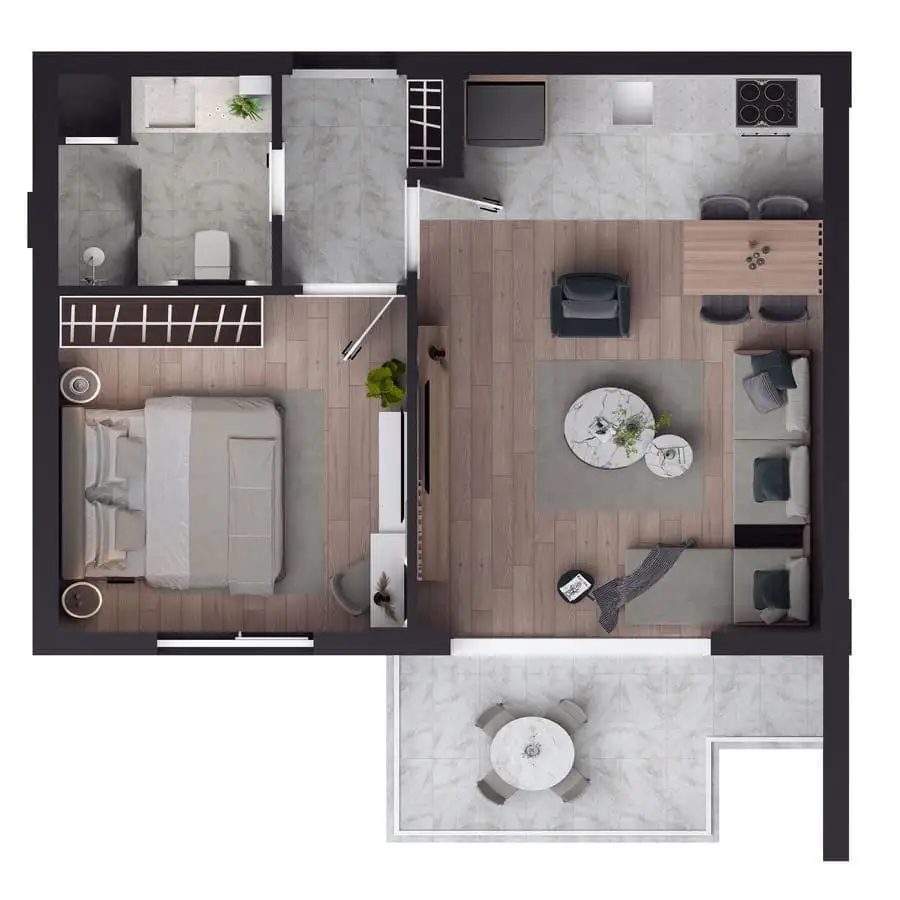 Квартира 72м² в Турции, Анталья. Стоимостью 160000€ аренда фото-27