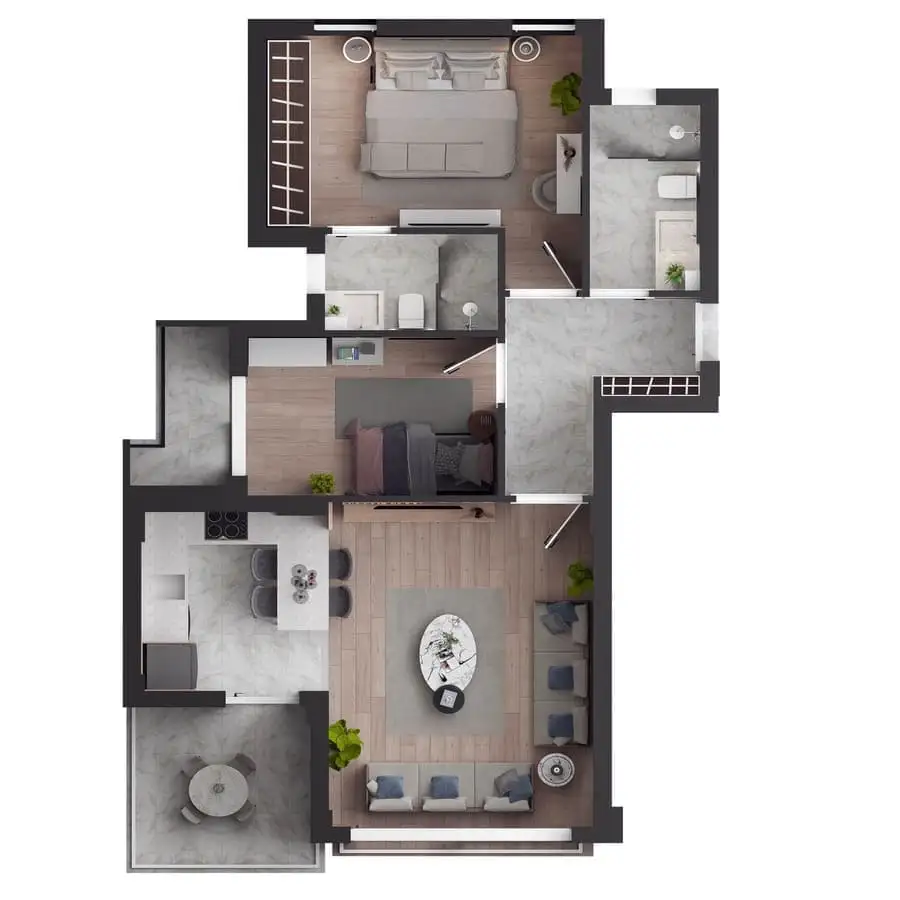 Квартира 72м² в Турции, Анталья. Стоимостью 160000€ аренда фото-28