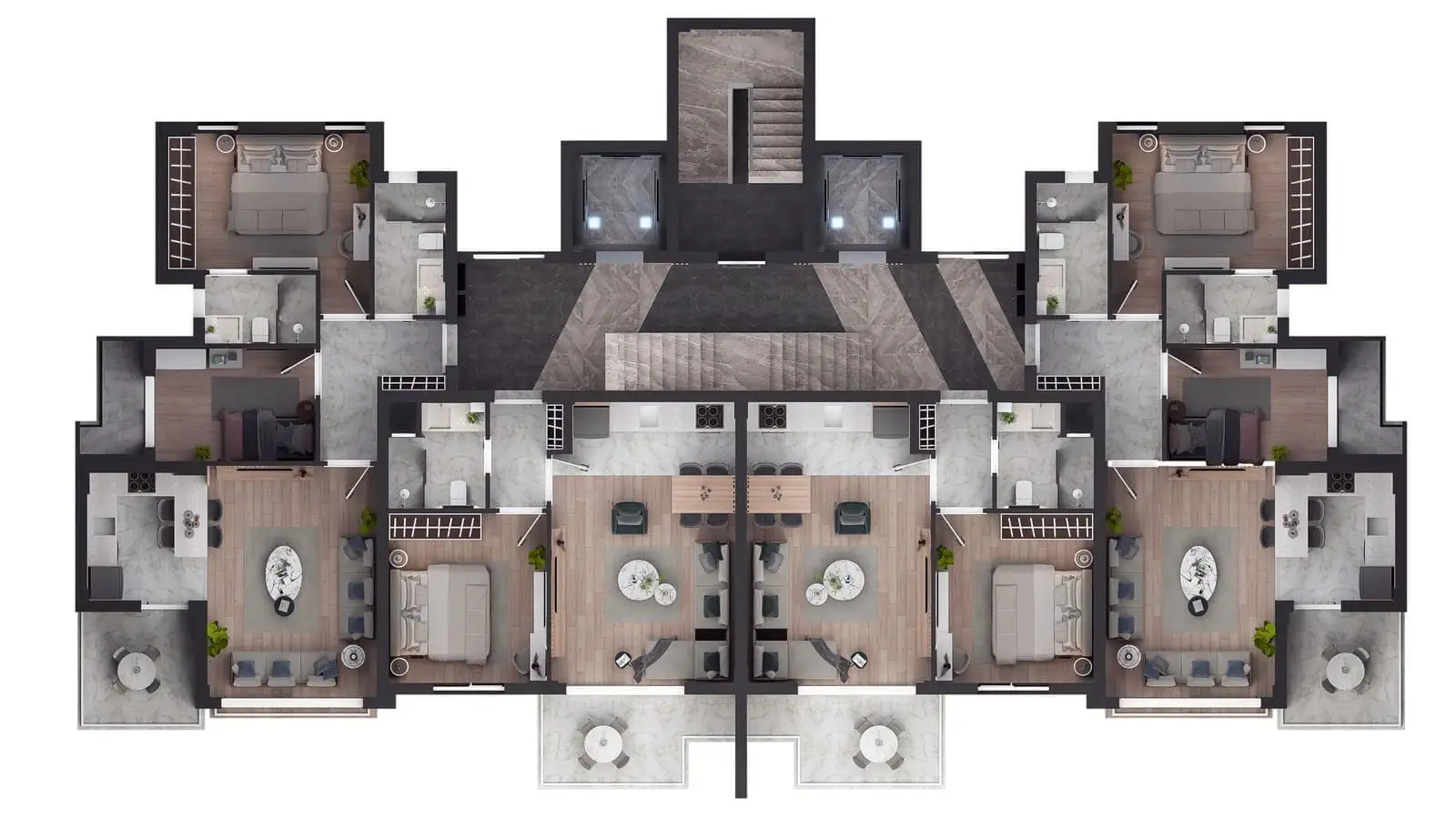 Квартира 72м² в Турции, Анталья. Стоимостью 160000€ аренда фото-29