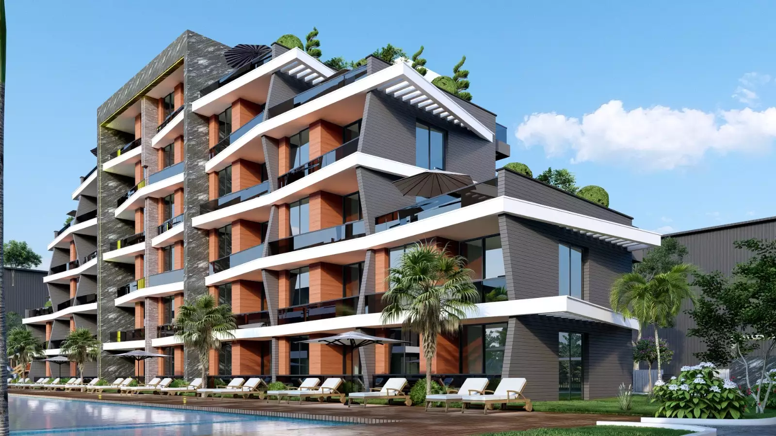 Квартира 60м² в Турции, Анталья. Стоимостью 104300€ аренда фото-2