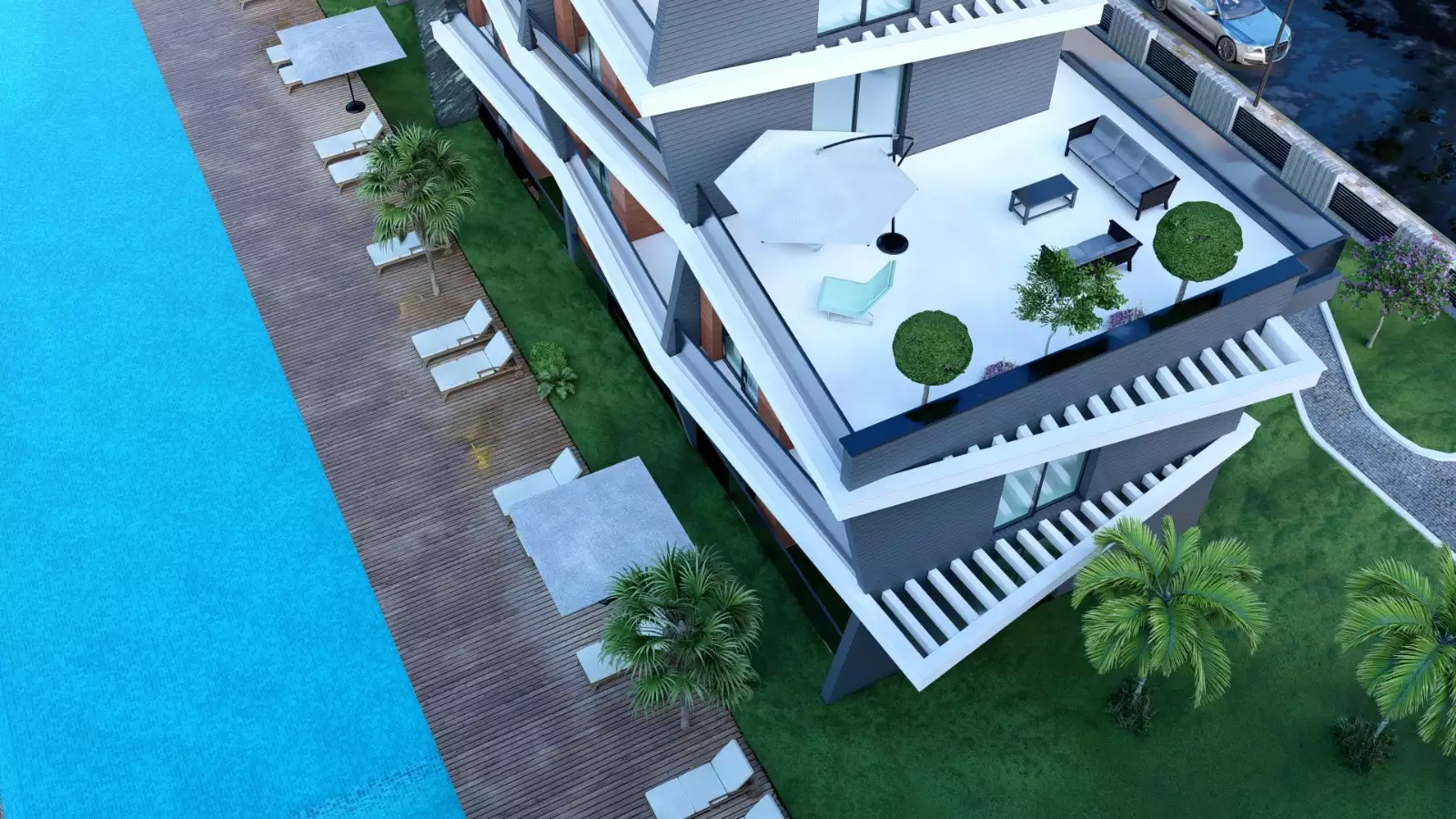 Квартира 60м² в Турции, Анталья. Стоимостью 104300€ аренда фото-3