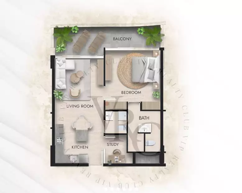Квартира 68м² в ОАЭ, Дубай. Стоимостью 302552$ аренда фото-7