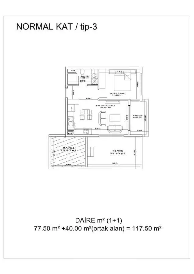 Квартира 50м² в Турции, Анталья. Стоимостью 190000€ аренда фото-17