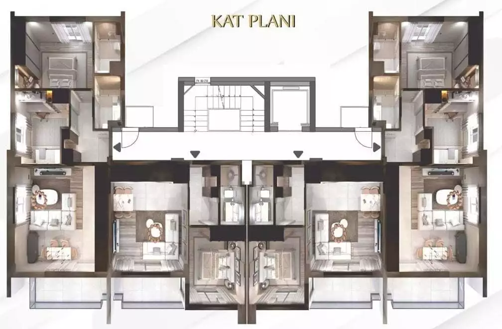Квартира 65м² в Турции, Анталья. Стоимостью 134000€ аренда фото-17