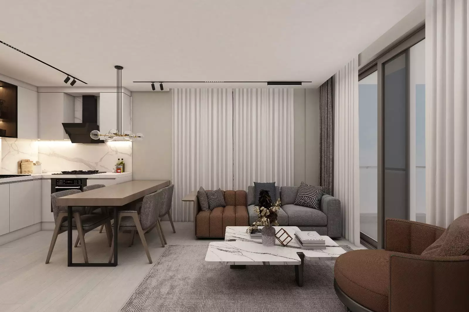 Квартира 80м² в Турции, Анталья. Стоимостью 155000€ аренда фото-16