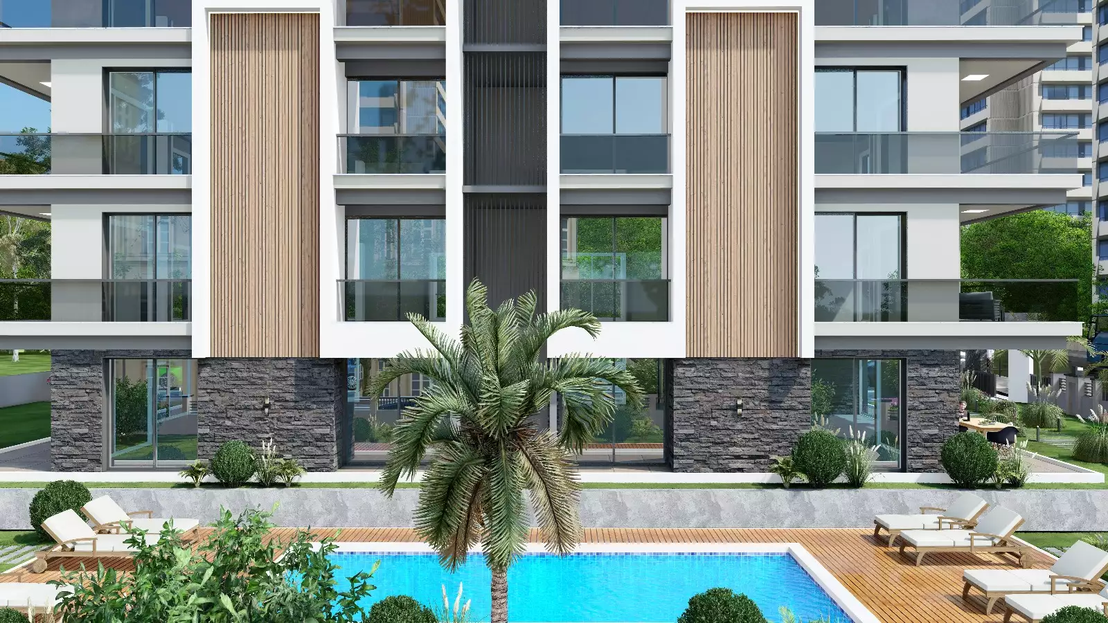 Квартира 80м² в Турции, Анталья. Стоимостью 155000€ аренда фото-30