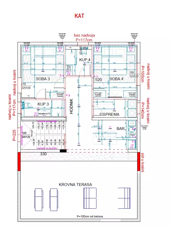 Вилла 320м² в Хорватии, Подстрана. Стоимостью 1650000€ аренда фото-16