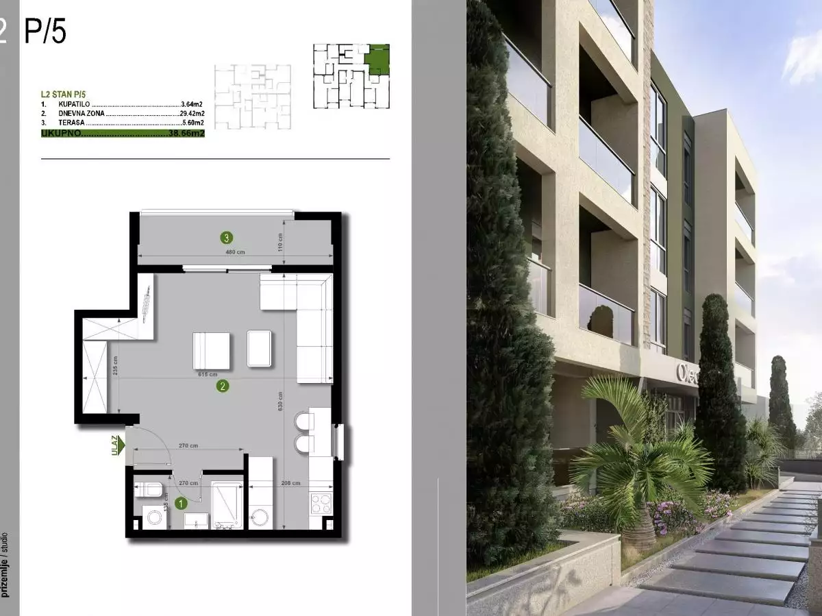 Квартира 38м² в Италии, Барга. Стоимостью 81168€ аренда фото-9