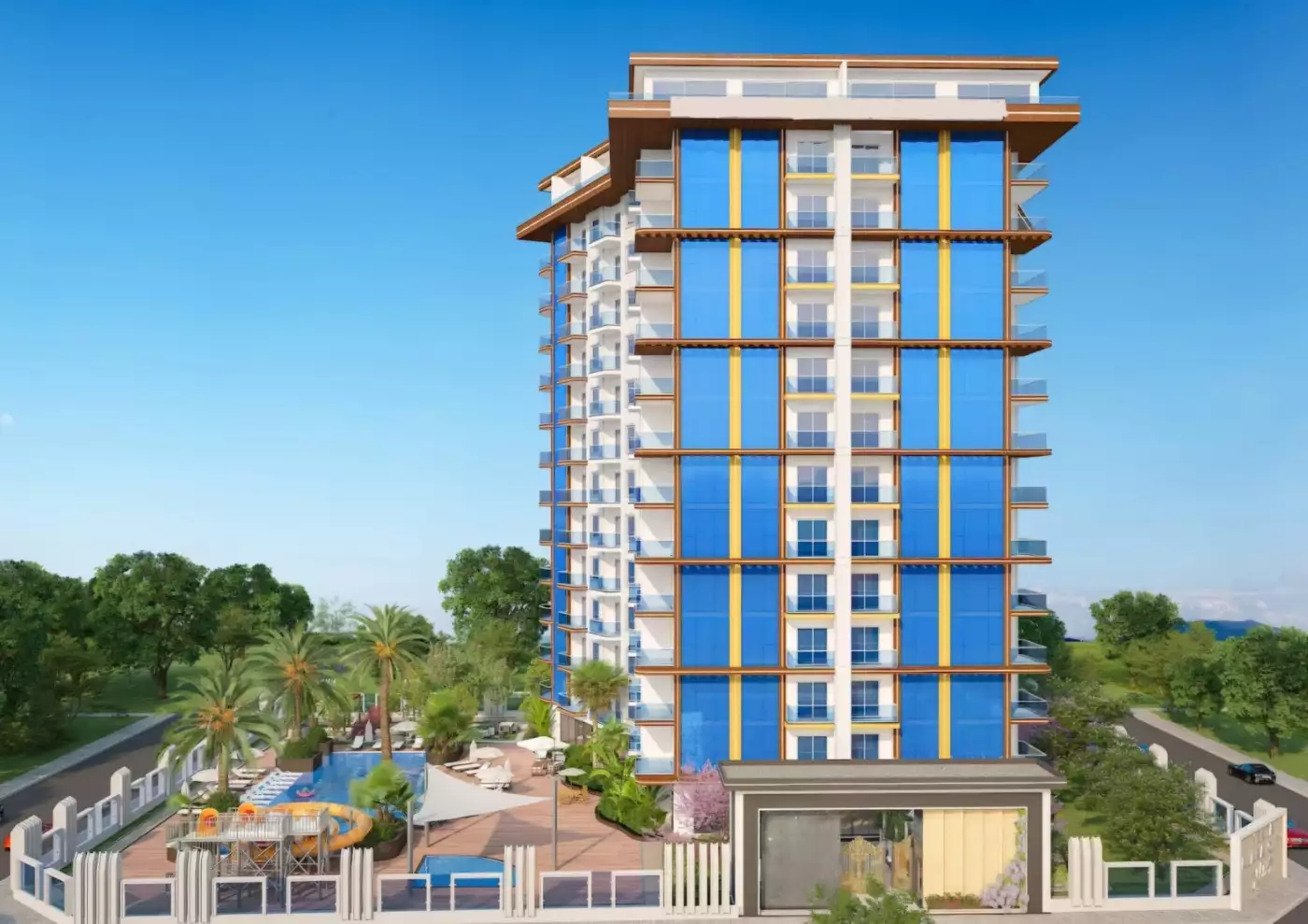 Квартира 50м² в Турции, Махмутлар. Стоимостью 177000€ аренда фото-1