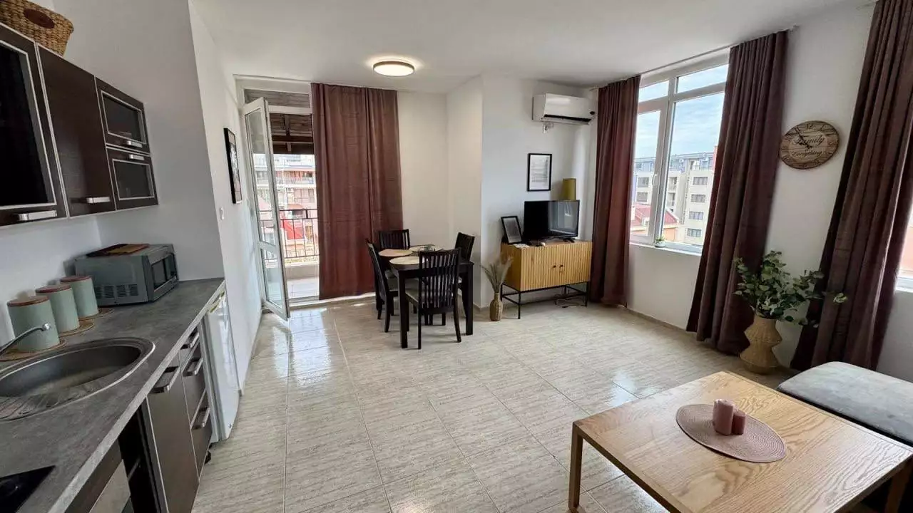 Квартира 63м² в Болгарии, Солнечный Берег. Стоимостью 65000€ аренда фото-4