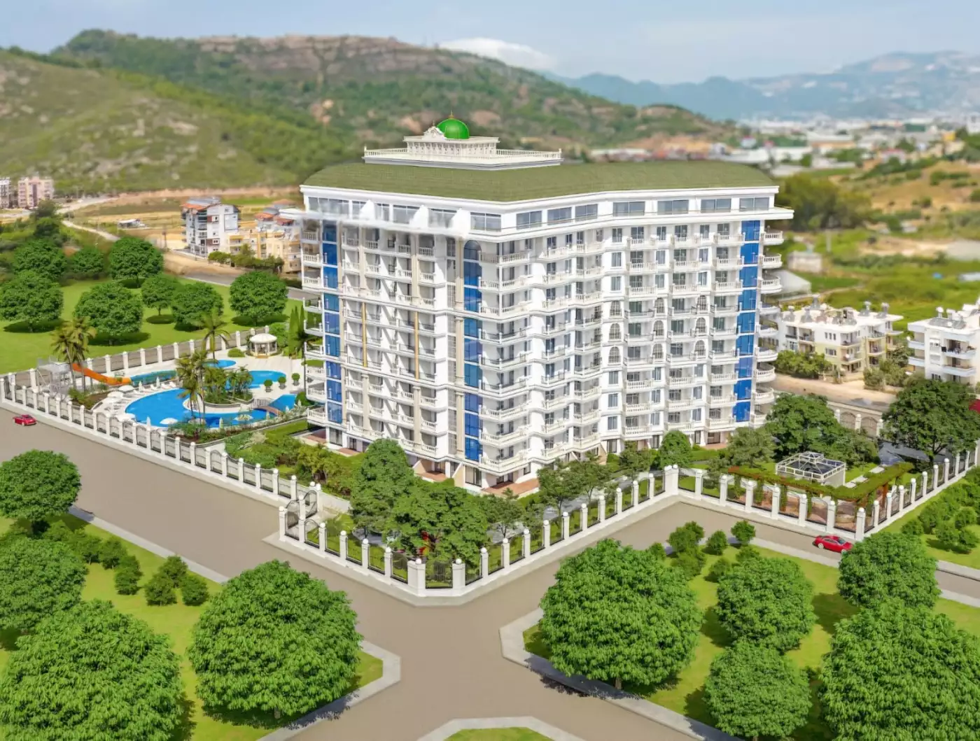 Квартира 51м² в Турции, Газипаша. Стоимостью 159000€ аренда фото-1