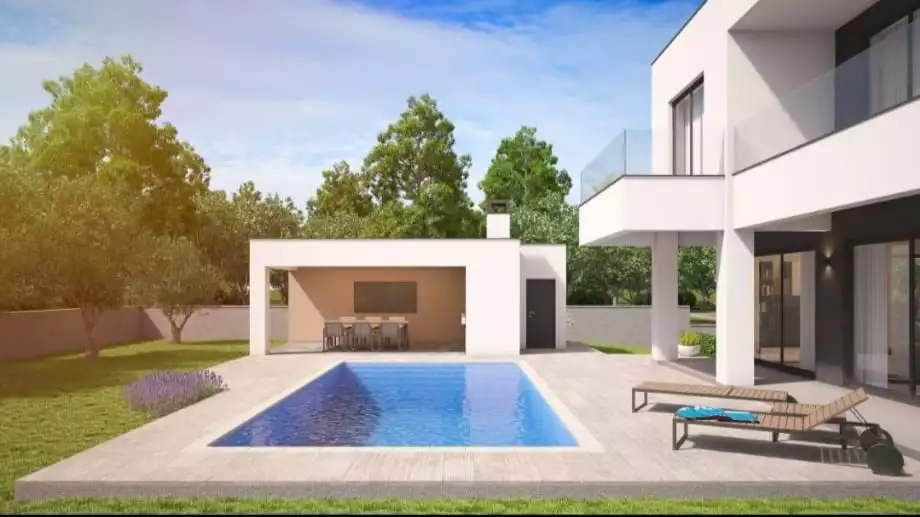 Вилла 188м² в Хорватии, Лабин. Стоимостью 540000€ аренда фото-8