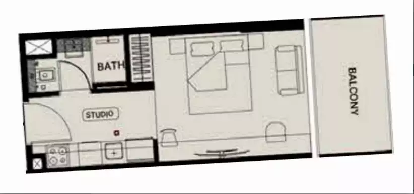Квартира 34м² в ОАЭ, Дубай. Стоимостью 201076$ аренда фото-6