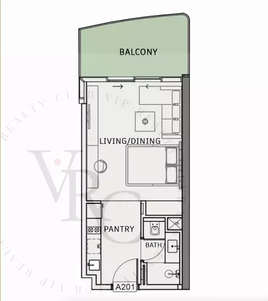 Квартира 47м² в ОАЭ, Дубай. Стоимостью 263228$ аренда фото-18