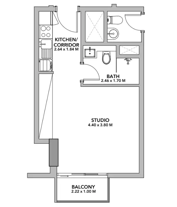 Квартира 38м² в ОАЭ, Шарджа. Стоимостью 120356$ аренда фото-10
