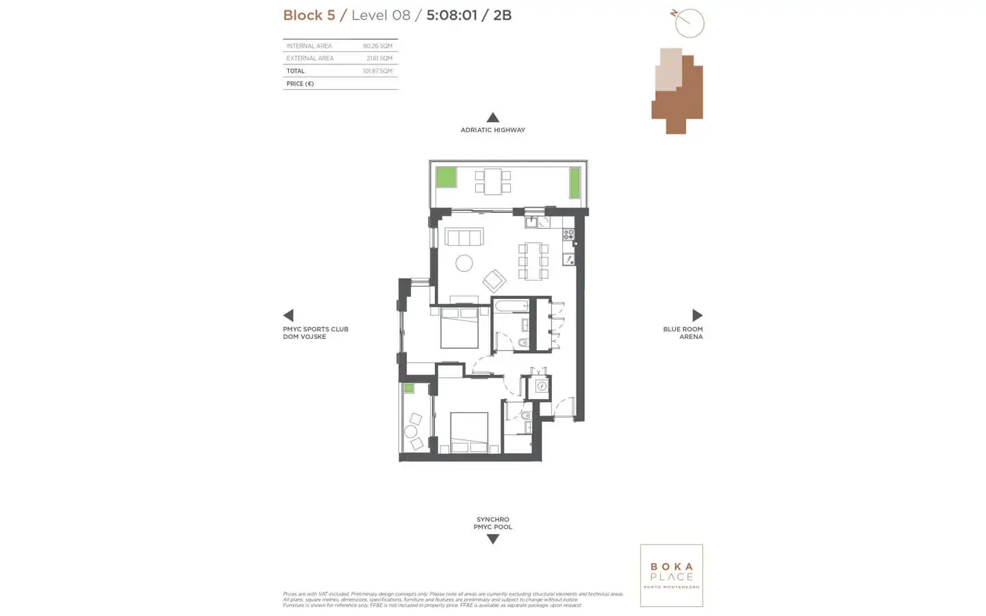 Квартира 102м² в Черногории, Тиват. Стоимостью 790000€ аренда фото-42