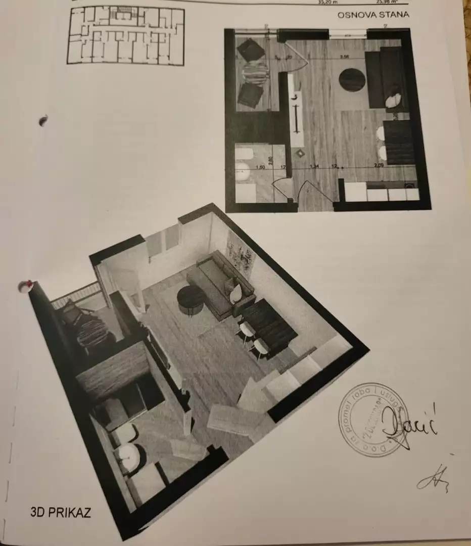 Квартира 26м² в Черногории, Бар. Стоимостью 73000€ аренда фото-2