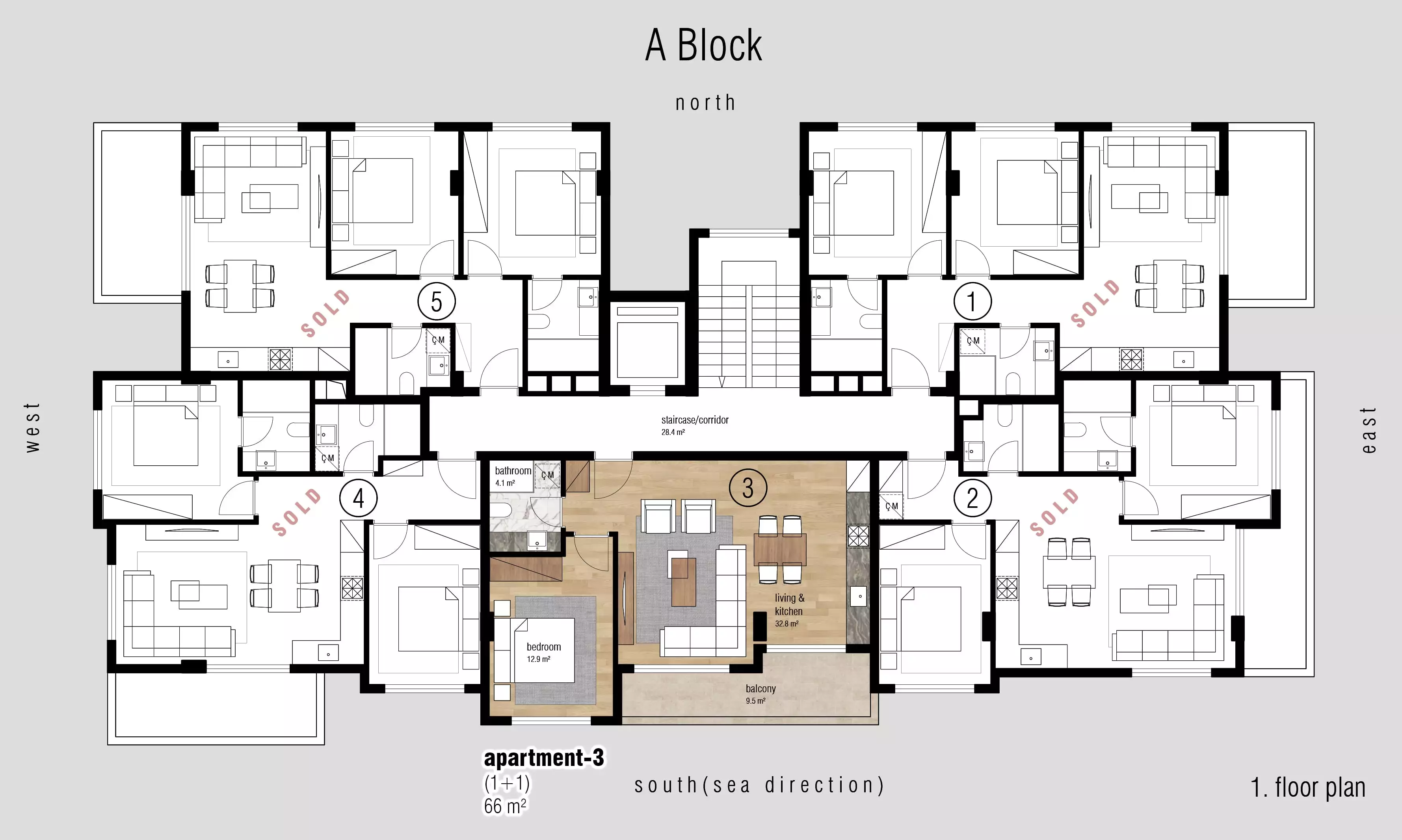 Квартира 57м² в Турции, Оба. Стоимостью 195000€ аренда фото-22