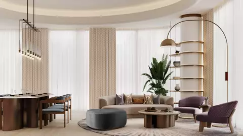 Квартира 143м² в ОАЭ, Рас-эль-Хайма. Стоимостью 1288174$ аренда фото-4
