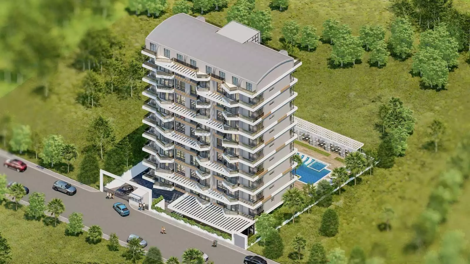 Квартира 50м² в Турции, Махмутлар. Стоимостью 138000€ аренда фото-6