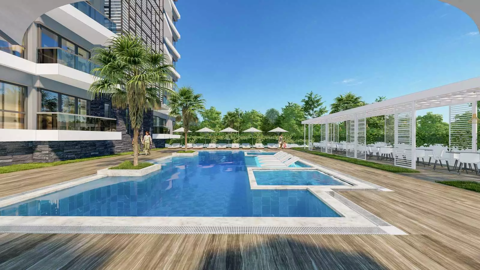 Квартира 50м² в Турции, Махмутлар. Стоимостью 138000€ аренда фото-9