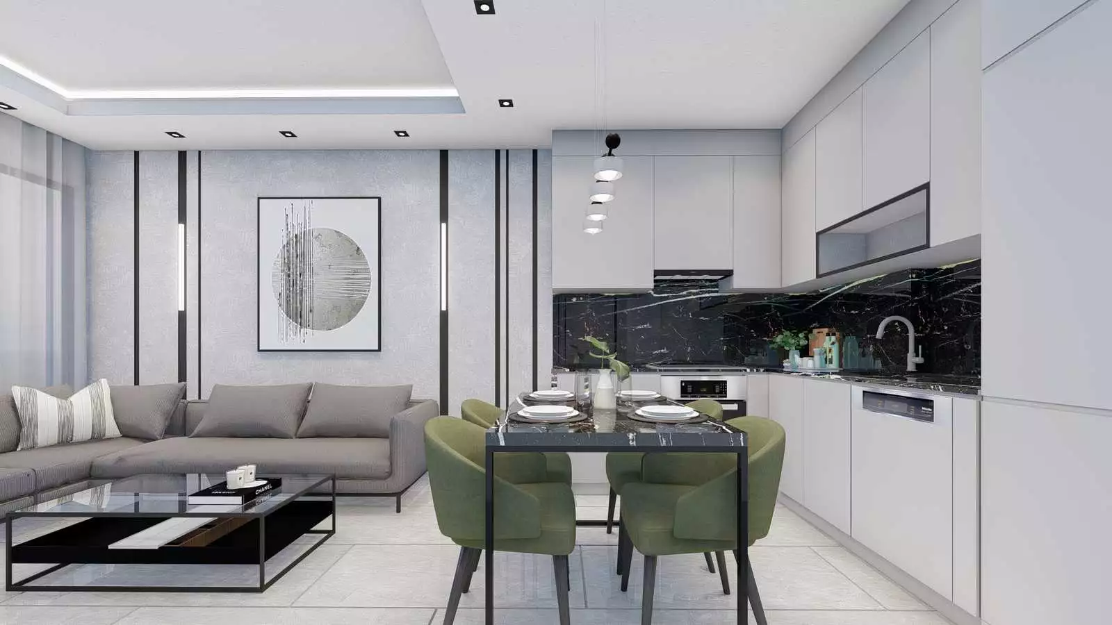 Квартира 50м² в Турции, Махмутлар. Стоимостью 138000€ аренда фото-22