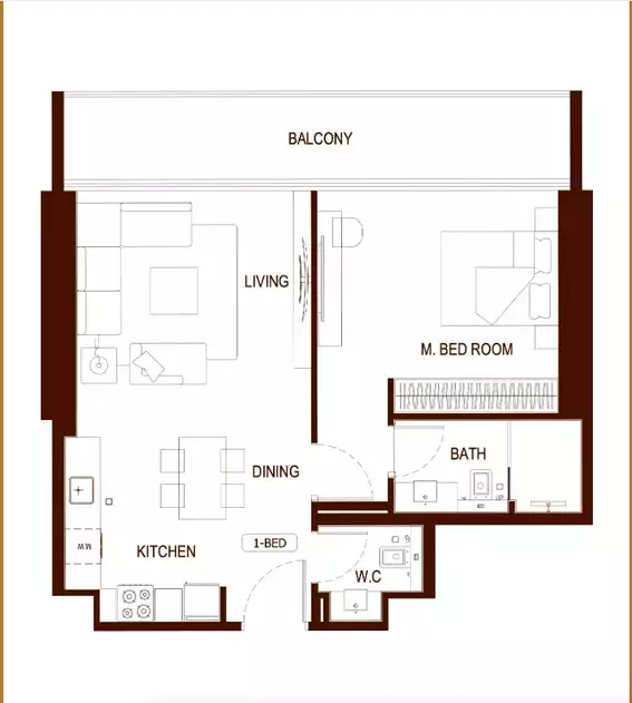 Квартира 62м² в ОАЭ, Дубай. Стоимостью 313961$ аренда фото-11