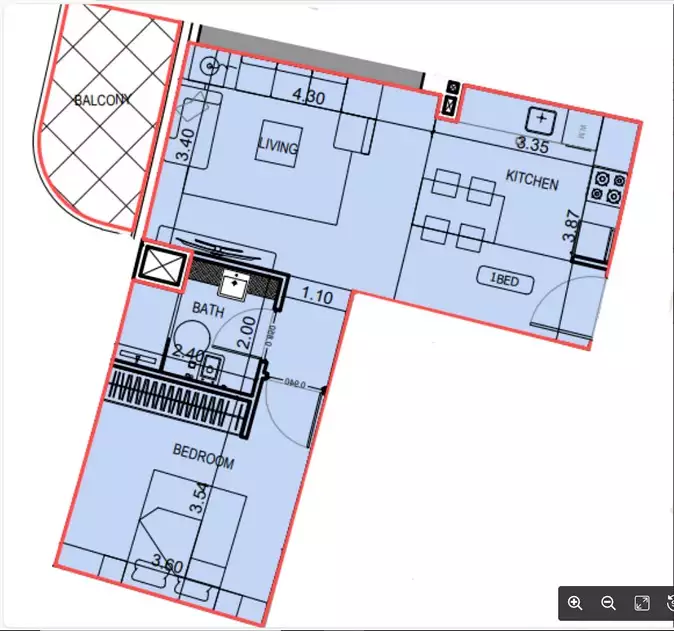 Квартира 62м² в ОАЭ, Дубай. Стоимостью 313961$ аренда фото-12