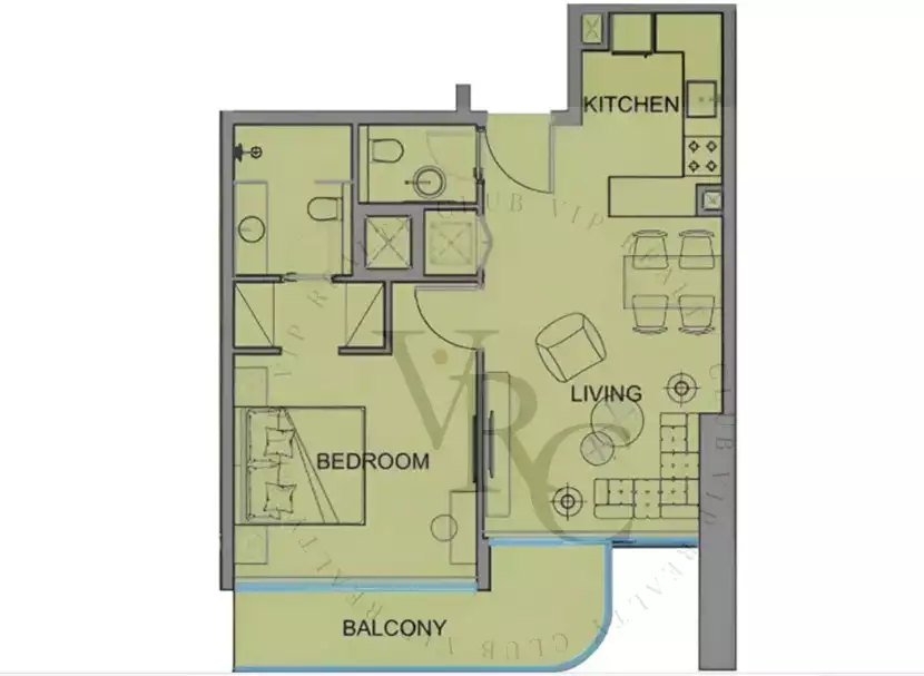 Квартира 70м² в ОАЭ, Дубай. Стоимостью 311182$ аренда фото-9