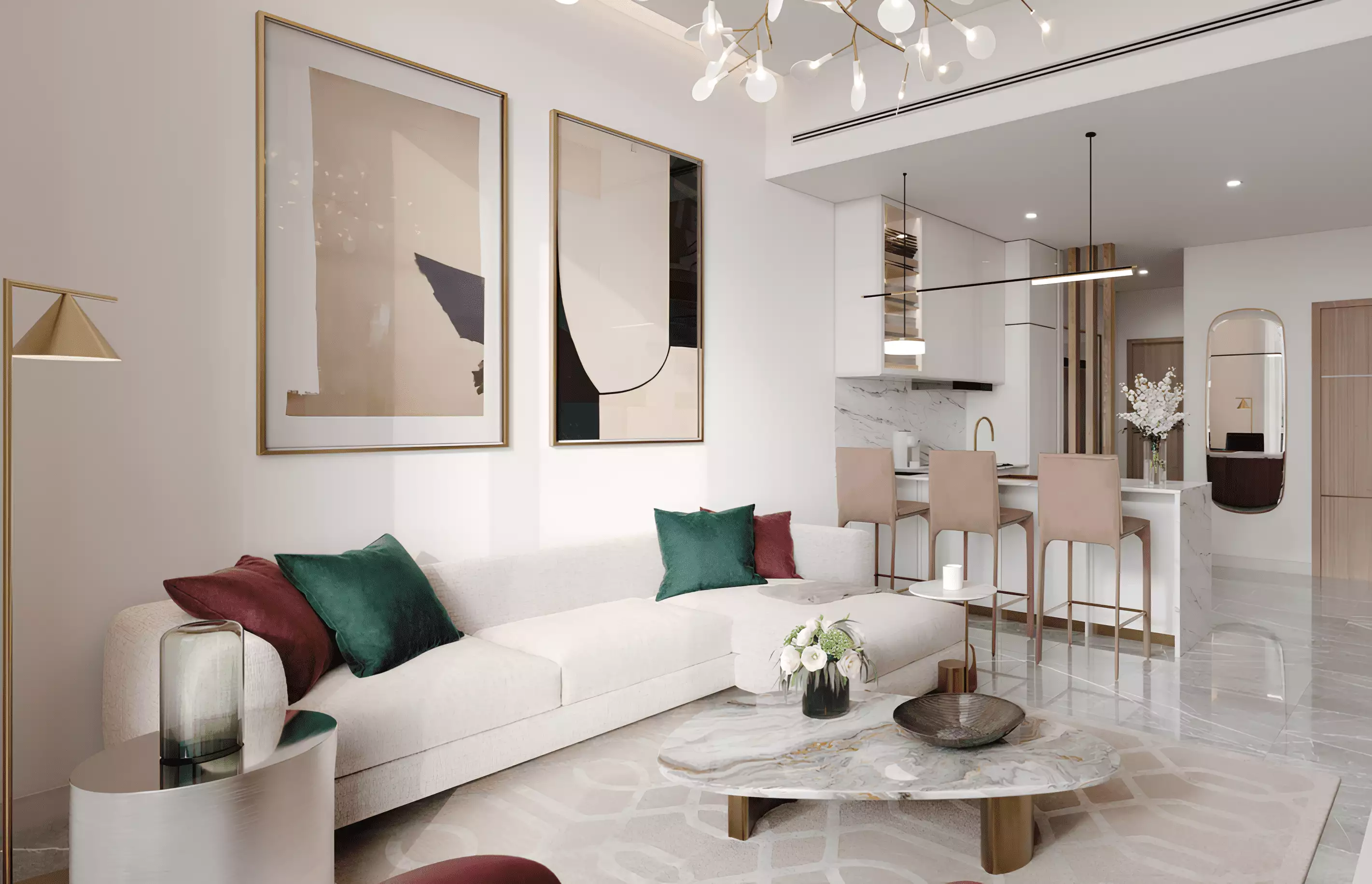 Квартира 74м² в ОАЭ, Дубай. Стоимостью 380745$ аренда фото-1