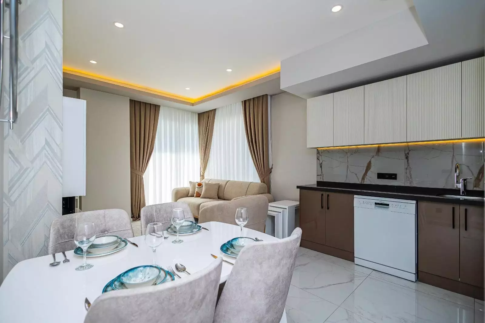 Квартира 50м² в Турции, Аланья. Стоимостью 145000€ аренда фото-24