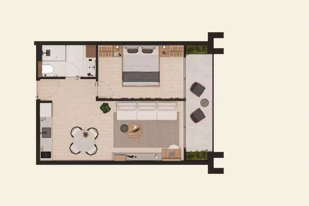 Квартира 55м² в Черногории, Херцег-Нови. Стоимостью 380000€ аренда фото-30