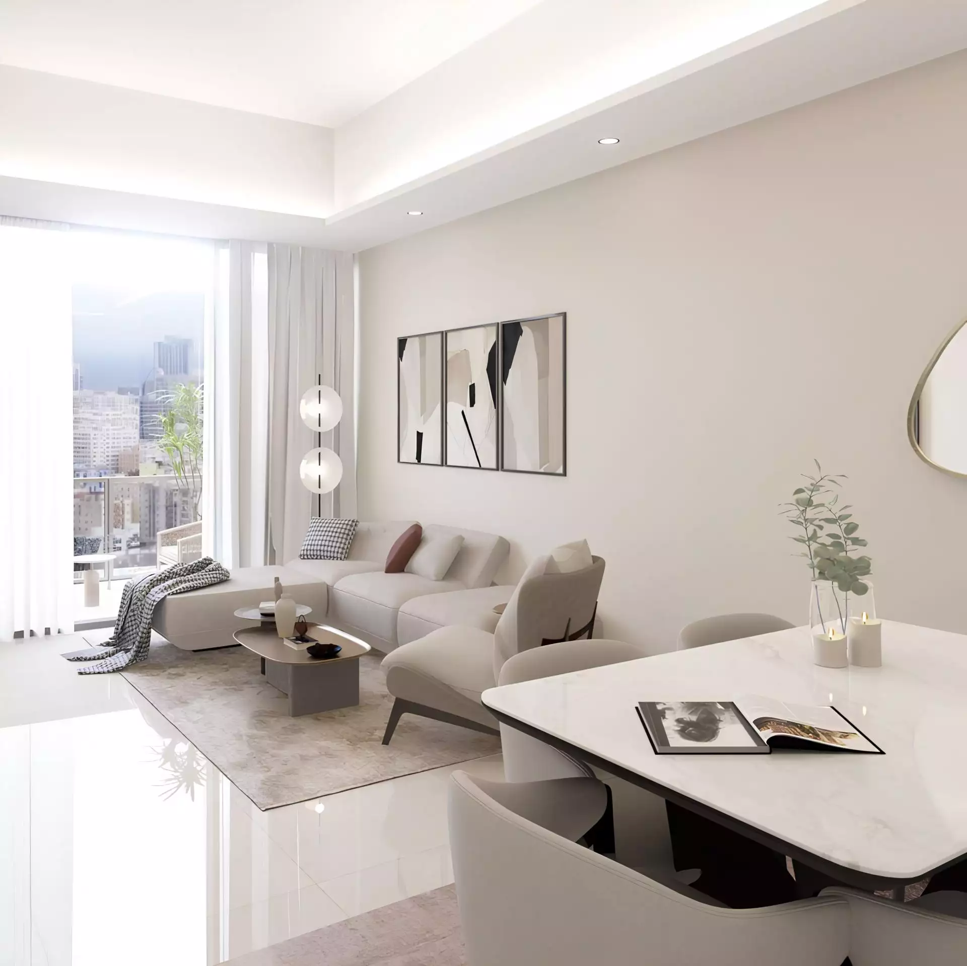 Квартира 37м² в ОАЭ, Аджман. Стоимостью 68303$ аренда фото-1