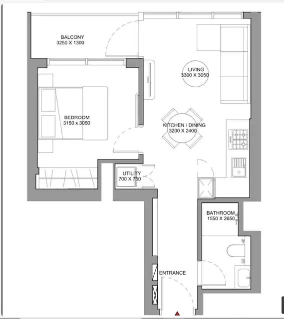 Квартира 49м² в ОАЭ, Дубай. Стоимостью 281541$ аренда фото-3