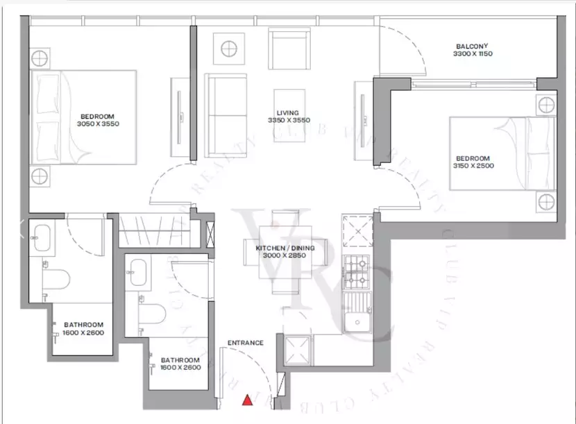 Квартира 75м² в ОАЭ, Абу-Даби. Стоимостью 488068$ аренда фото-1