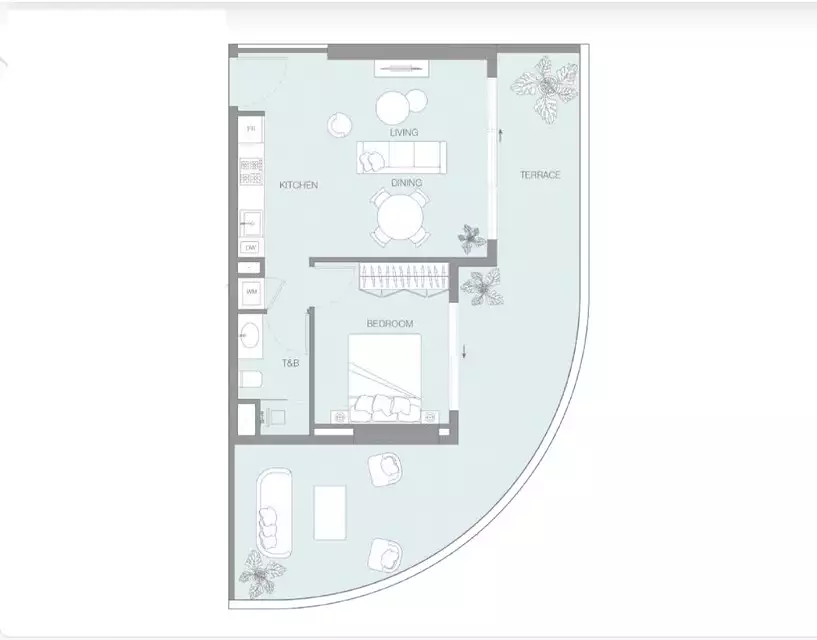 Квартира 78м² в ОАЭ, Дубай. Стоимостью 358806$ аренда фото-7
