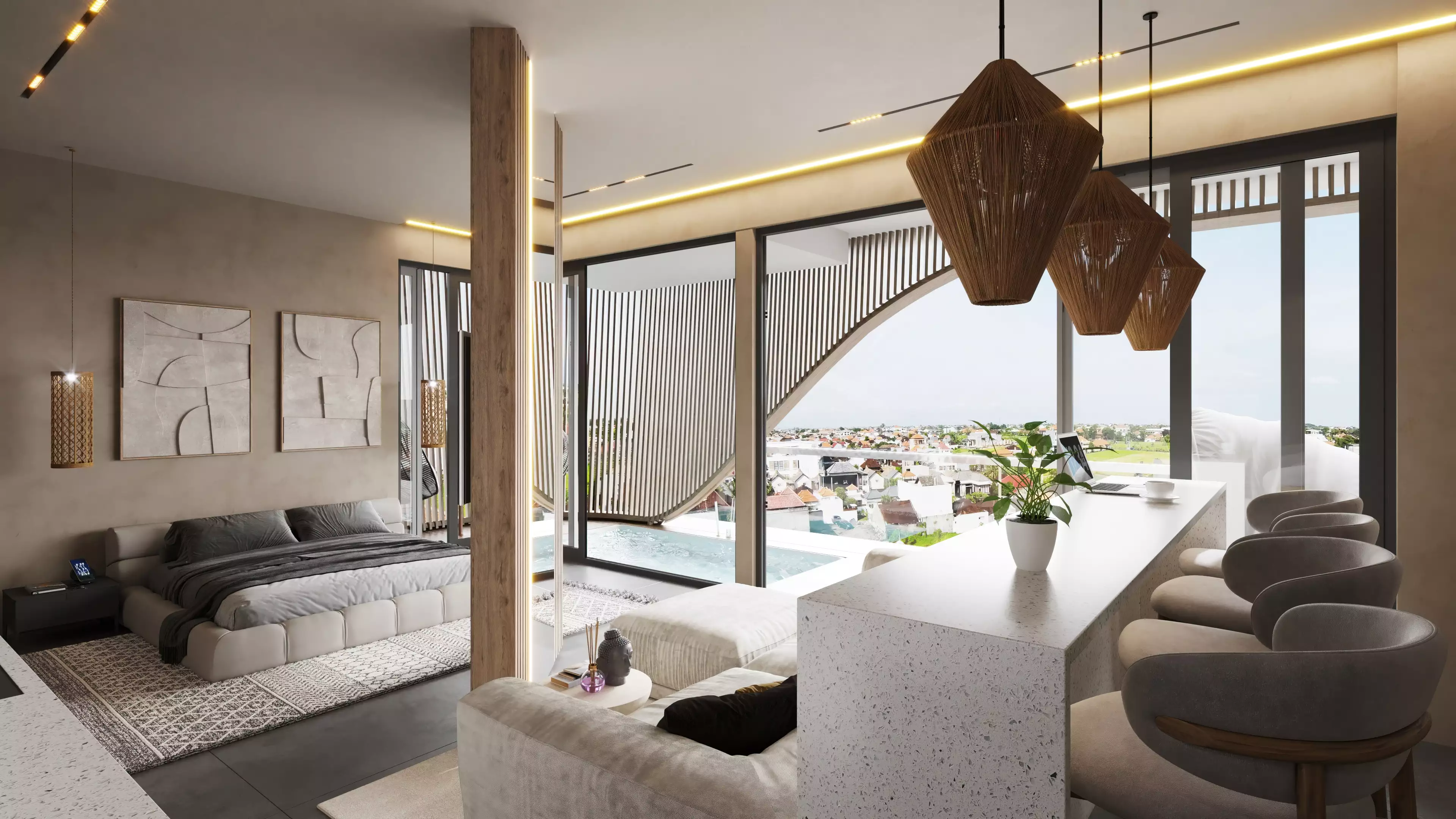 Квартира 61м² в Индонезии, Кута. Стоимостью 222580$ аренда фото-7