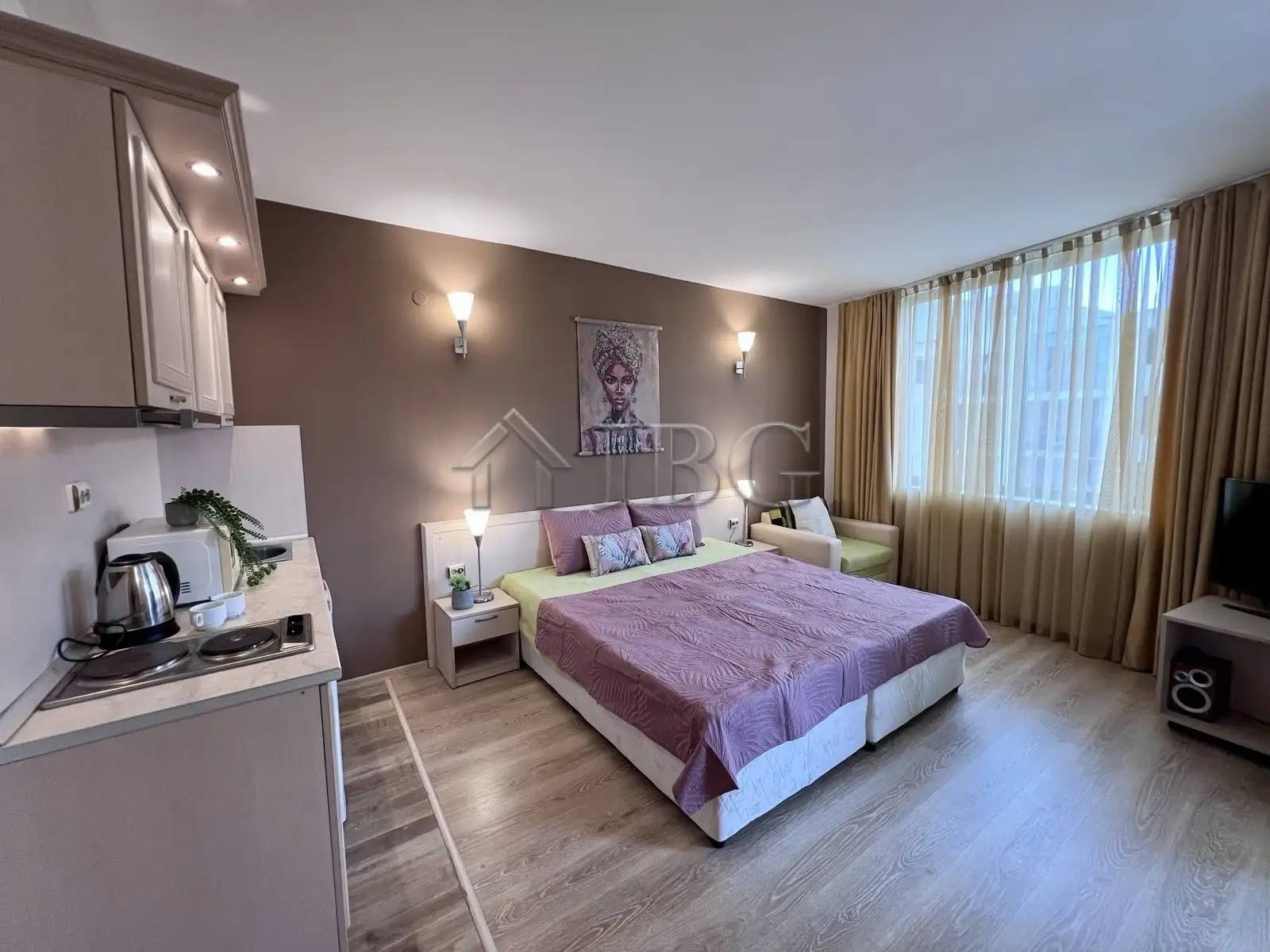Квартира 42м² в Болгарии, Солнечный берег. Стоимостью 45900€ аренда фото-2