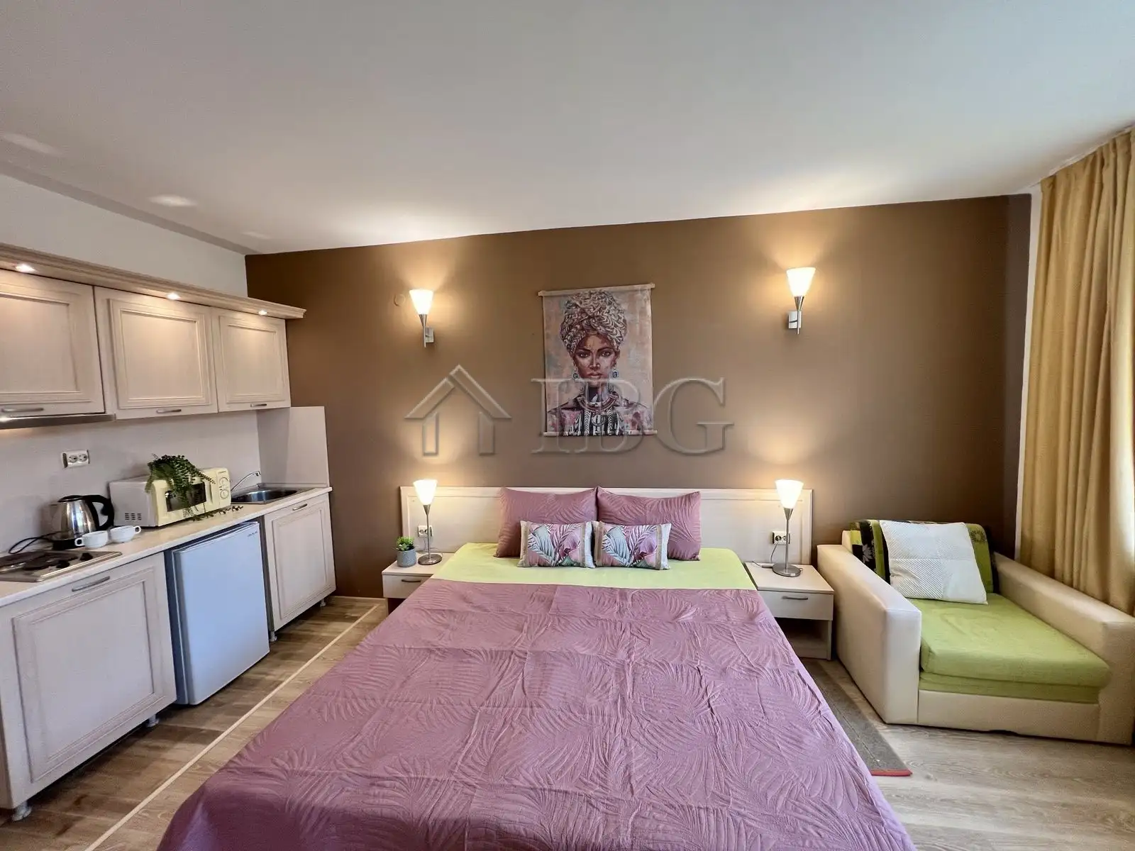 Квартира 42м² в Болгарии, Солнечный берег. Стоимостью 45900€ аренда фото-11