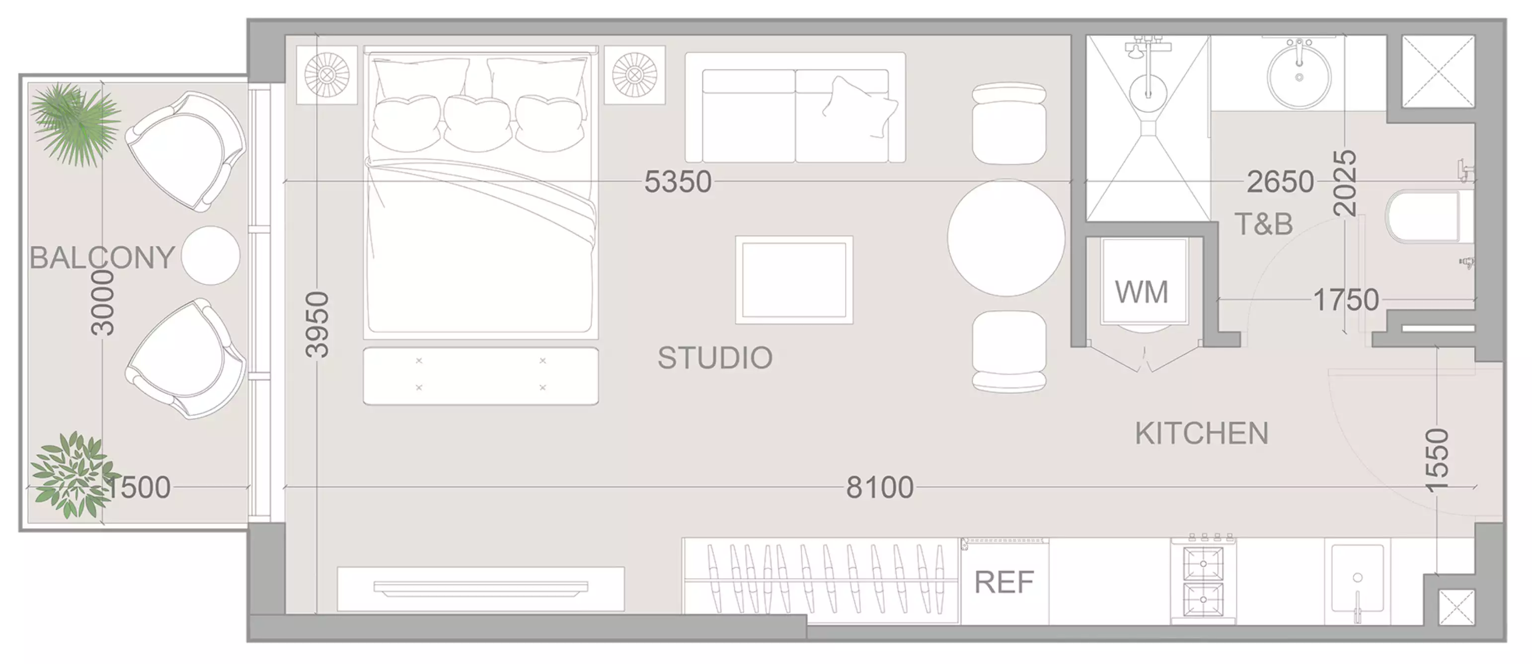 Квартира 39м² в ОАЭ, Дубай. Стоимостью 214604$ аренда фото-8