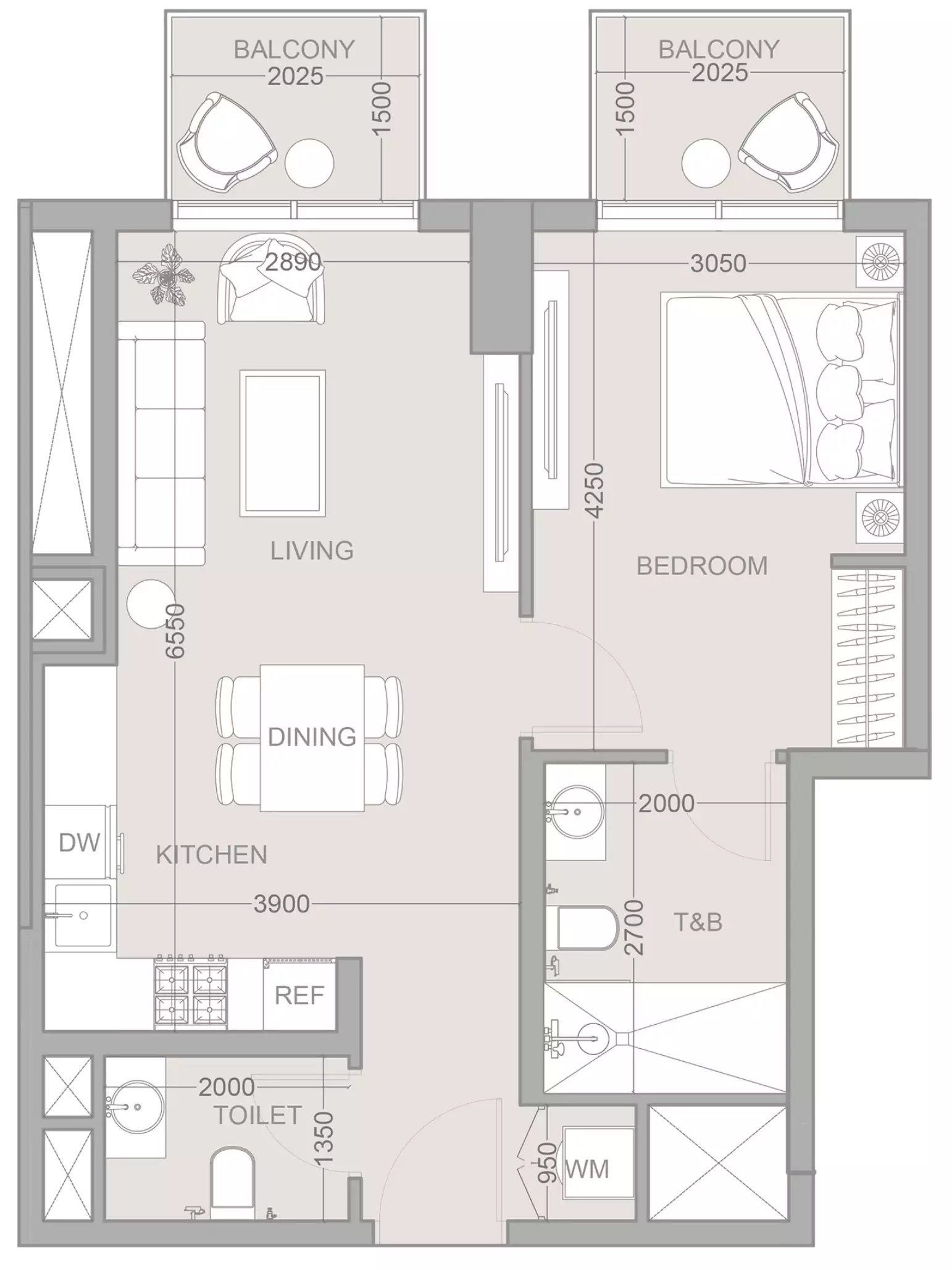 Квартира 59м² в ОАЭ, Дубай. Стоимостью 317354$ аренда фото-8