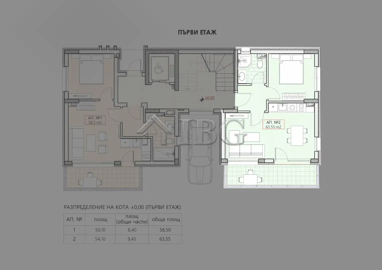 Квартира 63м² в Болгарии, Святой Влас. Стоимостью 94900€ аренда фото-1