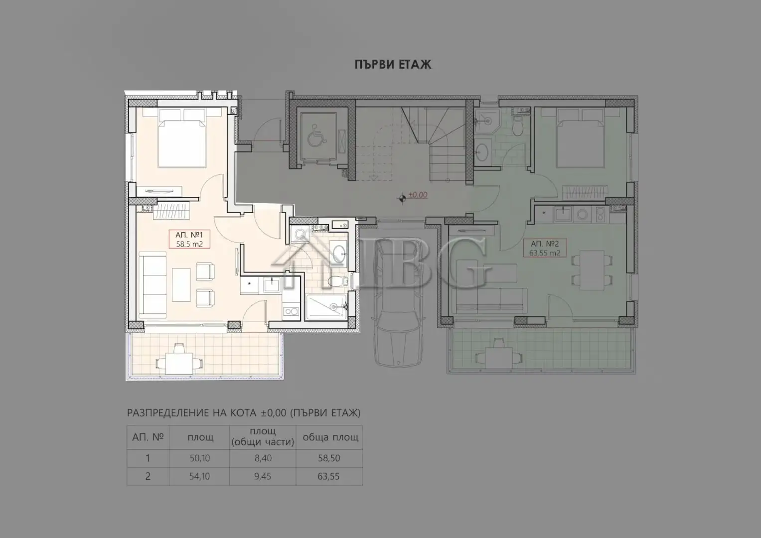 Квартира 58м² в Болгарии, Святой Влас. Стоимостью 87500€ аренда фото-1