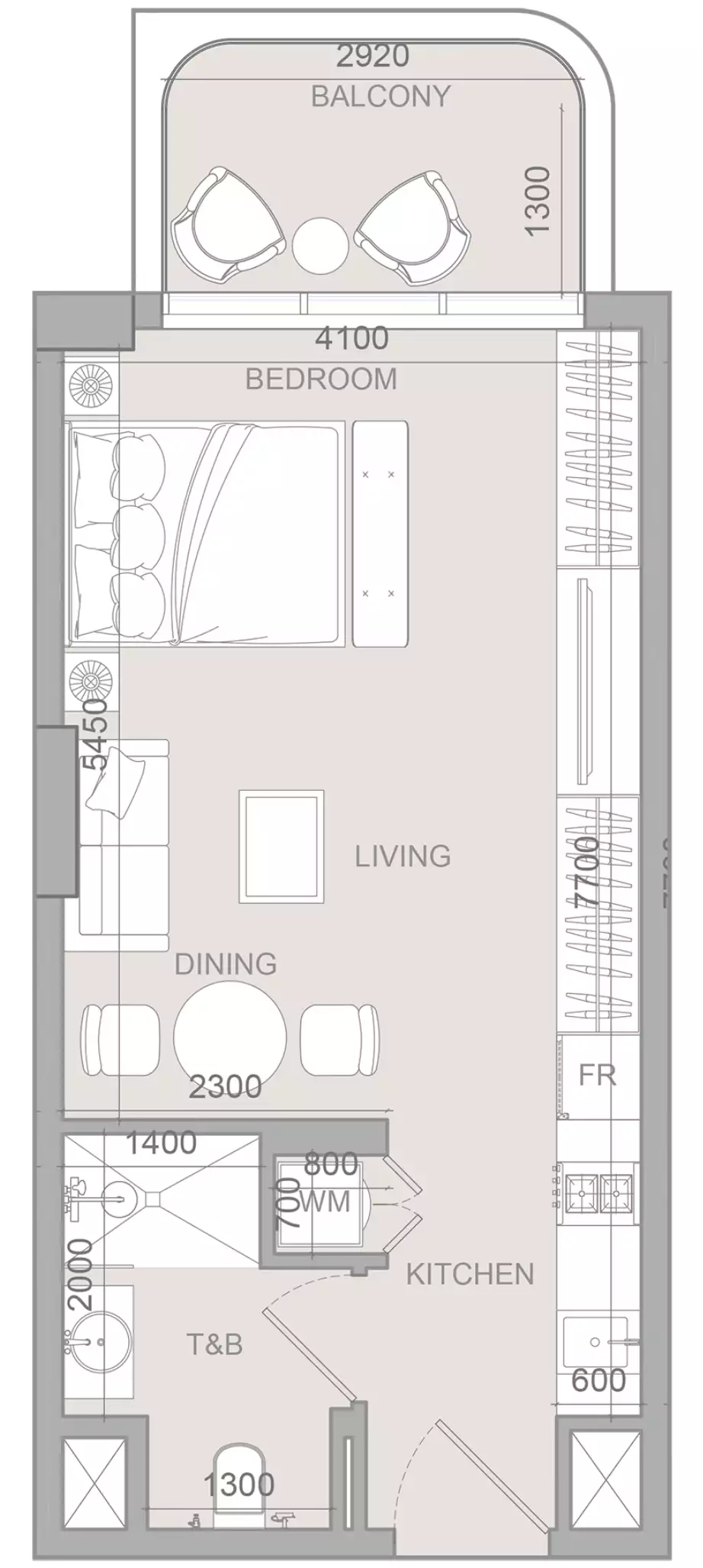Квартира 41м² в ОАЭ, Дубай. Стоимостью 221050$ аренда фото-9
