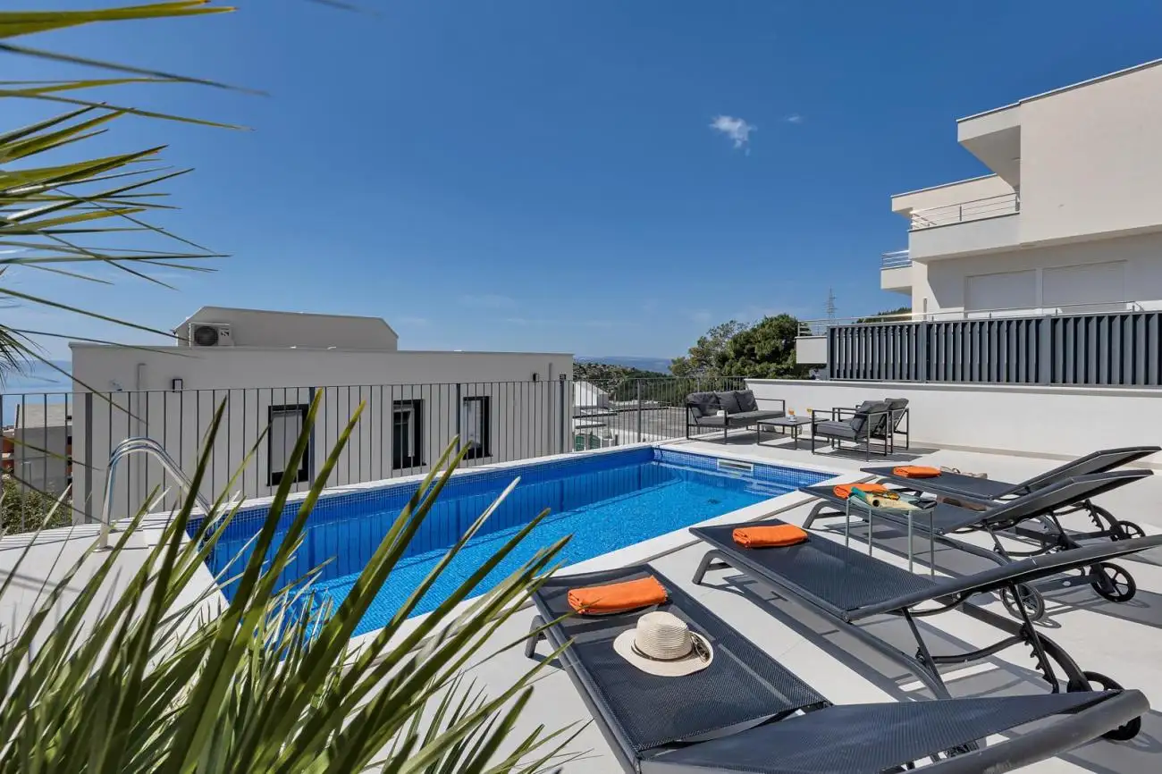 Вилла 220м² в Хорватии, Макарска. Стоимостью 1400000€ аренда фото-14